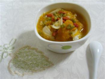 百合南瓜绿豆粥的做法步骤8