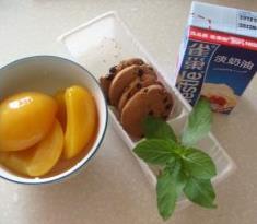 桃子曲奇甜品的做法步骤5