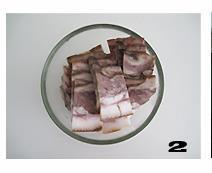 木耳干豆角炒肉的做法图解2