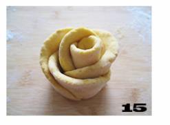 燕麦玫瑰花卷的做法步骤15