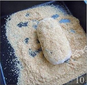 胚芽核桃面包的做法图解10