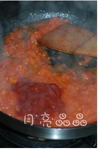 芝士焗番茄肉酱意面的做法步骤6