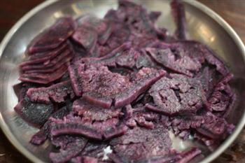 紫气东来中秋夜-椰香紫薯冰皮月饼的做法步骤2