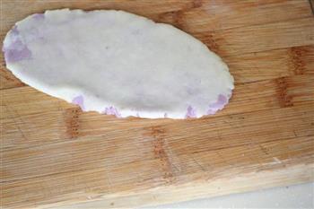 自制紫薯酥皮蛋黄月饼的做法步骤10