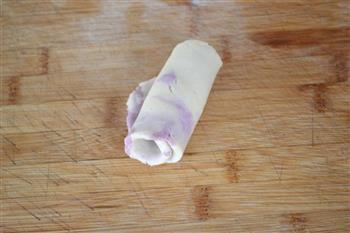 自制紫薯酥皮蛋黄月饼的做法图解11