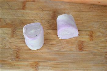 自制紫薯酥皮蛋黄月饼的做法图解13