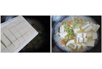 鲜菱虾仁豆腐汤的做法步骤6