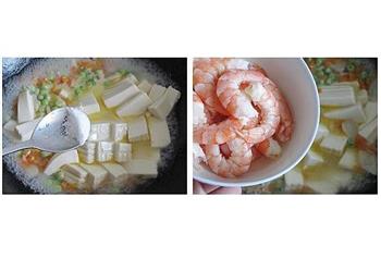 鲜菱虾仁豆腐汤的做法步骤8