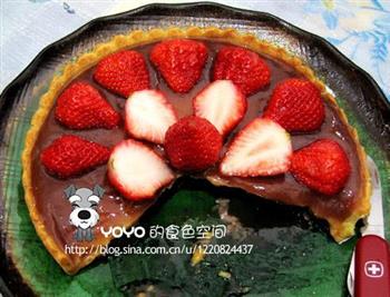 DIY8吋香酥草莓派的做法步骤7