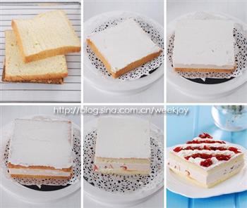 樱桃奶油冻芝士蛋糕的做法步骤3