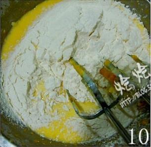 香橙南瓜戚风蛋糕的做法步骤10