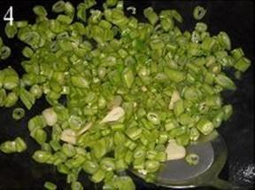 榄菜四季豆的做法图解4