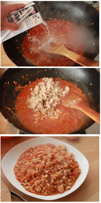 蕃茄肉酱奶酪焗饭的做法步骤4