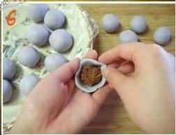 紫糯鲜肉汤圆的做法步骤6