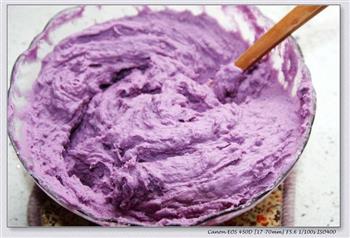 咸香紫薯饼的做法步骤4