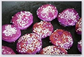 咸香紫薯饼的做法步骤7