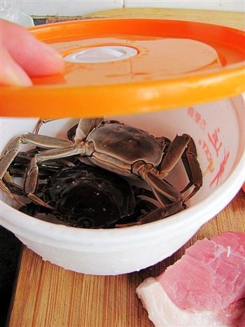 秋蟹养生锅的做法步骤3