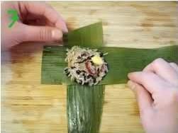竹香糯米鸡的做法步骤7