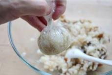 糙米甜饭团的做法步骤5