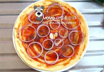 自制萨拉米披萨PIZZA的做法步骤3