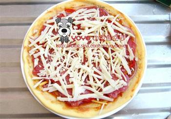 自制萨拉米披萨PIZZA的做法图解7