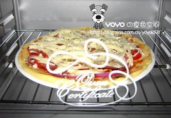 自制萨拉米披萨PIZZA的做法图解8
