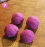 紫薯蓝莓奶酪球的做法步骤7