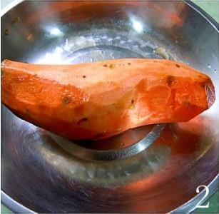 地瓜粥&萝卜干的做法步骤2