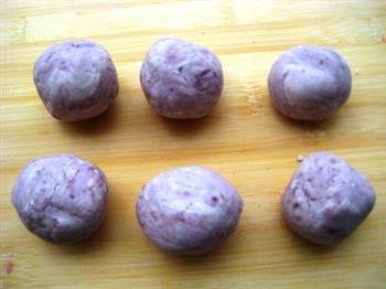 原味紫薯饼的做法步骤4