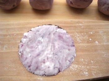 原味紫薯饼的做法步骤6
