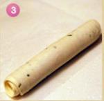 非传统口味葱香水果蛋挞 飞饼版的做法步骤3
