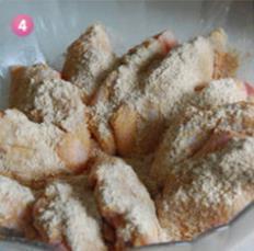 客家菜改良来的花雕盐焗鸡翅的做法步骤4