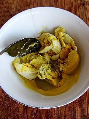 快手版咸蛋黄焗南瓜的做法步骤3