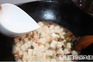 虾仁五彩豆腐羹的做法步骤8