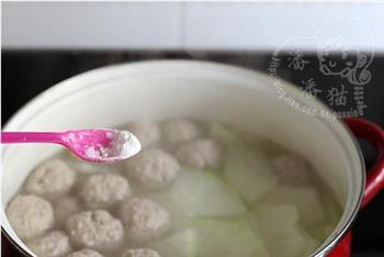 冬瓜汆丸子汤的做法图解10