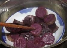 紫薯芝心丸子的做法步骤3