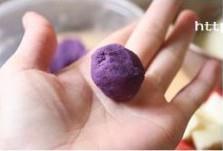 紫薯芝心丸子的做法步骤9