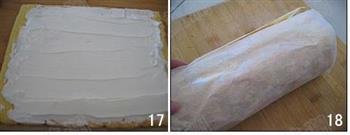 椰香海绵蛋糕卷的做法图解8