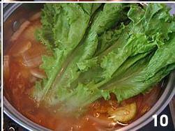 韩式泡菜蛤蜊汤的做法步骤10