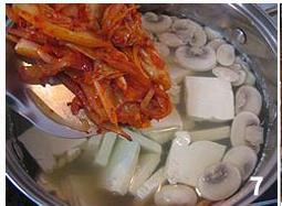 韩式泡菜蛤蜊汤的做法图解7