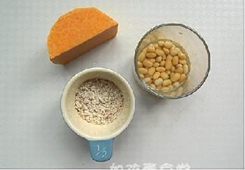 燕麦南瓜豆浆的做法图解1