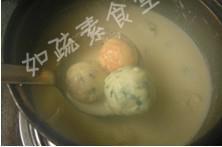 豆腐圆子豆浆锅的做法步骤6