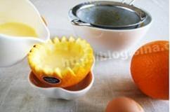 鲜橙蒸蛋的做法图解2