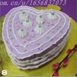 紫薯心形慕斯蛋糕的做法步骤16