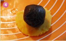 日式桃山黄金皮/紫米皮月饼的做法图解4