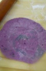 紫薯萝卜馅大包子的做法图解3