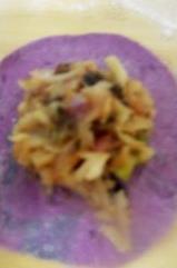 紫薯萝卜馅大包子的做法步骤4