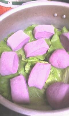 紫薯馒头和红糖包子的做法步骤4