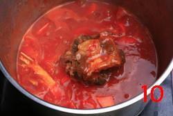当归牛尾番茄补肾汤的做法步骤10