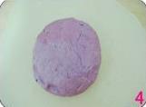 紫薯面包卷的做法图解4